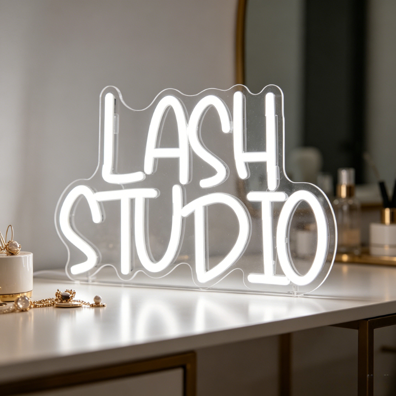 Beauty Makeup Studio - Lash Studio Neon Sign LED Vanity