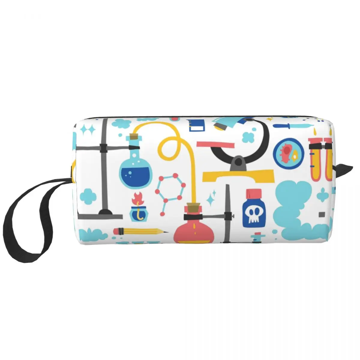 Beauty Lab Makeup - Chemistry Lab Science Equipment Pattern Makeup
