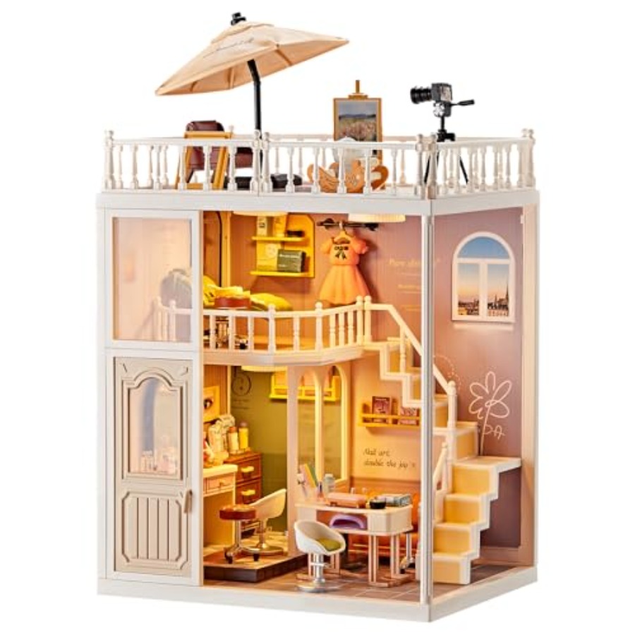 Beauty Makeup Studio - DIY Miniature House Kit Beauty Salon