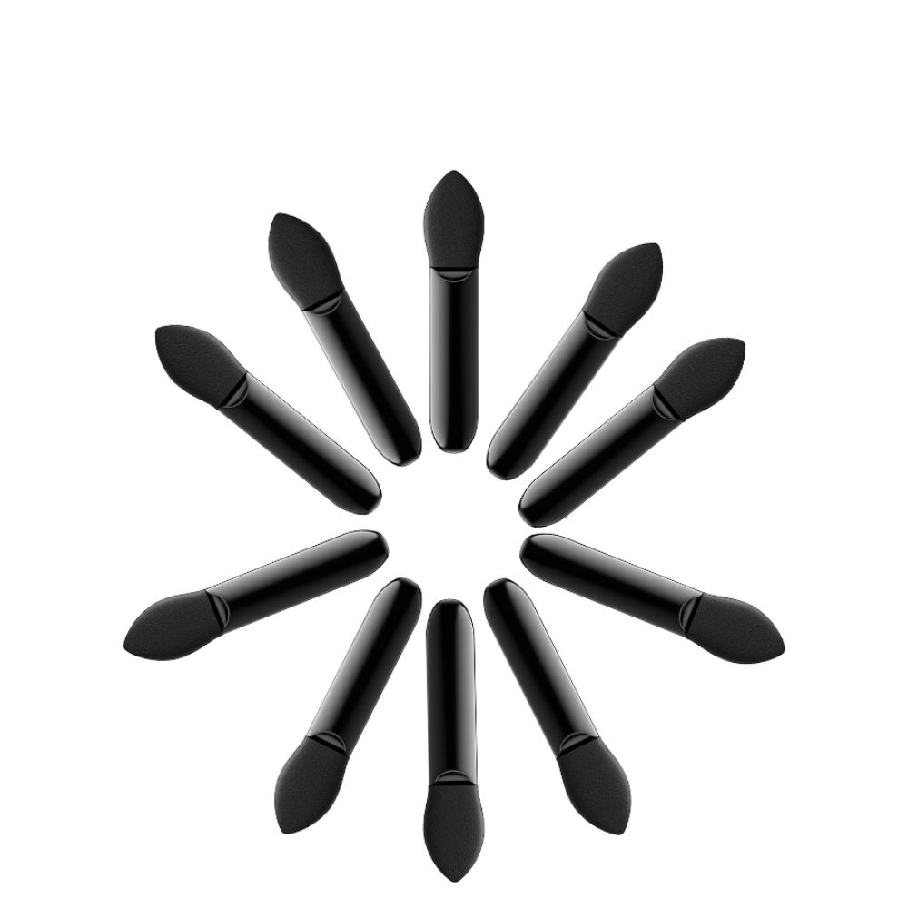 Beauty Makeup Studio - Small portable black brush set and