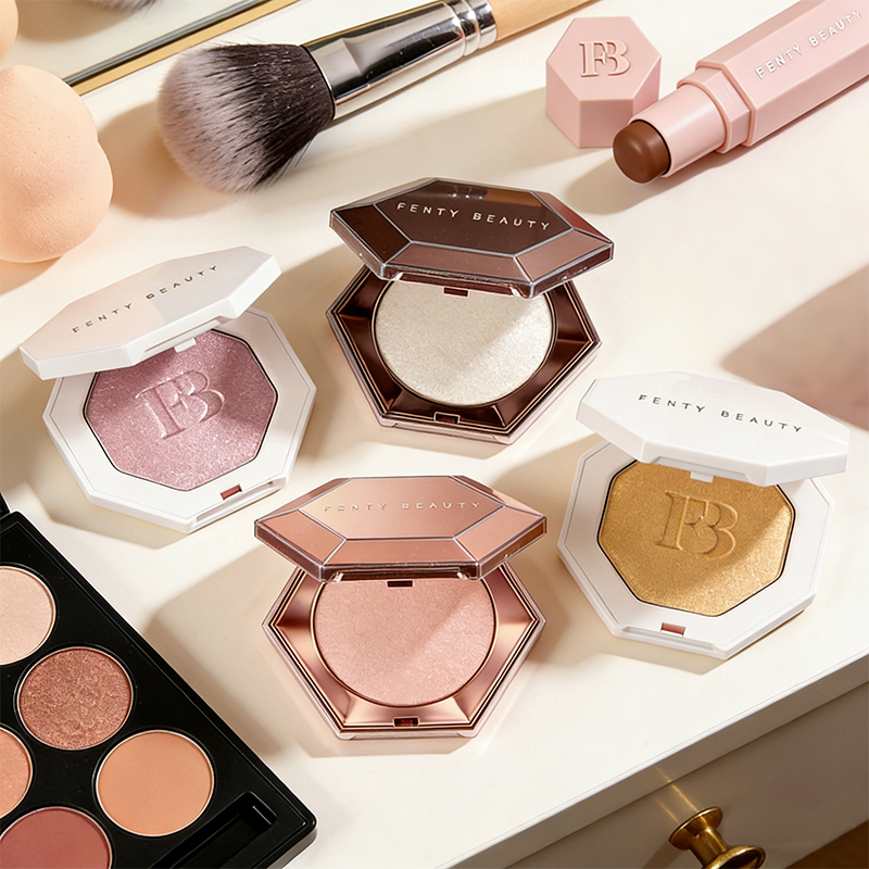 Fenty Beauty Makeup Highlighter - Fenty Beauty Highlighter Powder Pearlescent Baked
