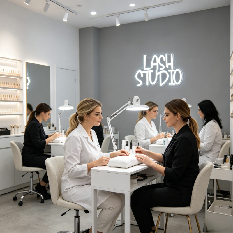 Lash Studio Neon Sign LED Vani - Beauty Makeup Studio review and price