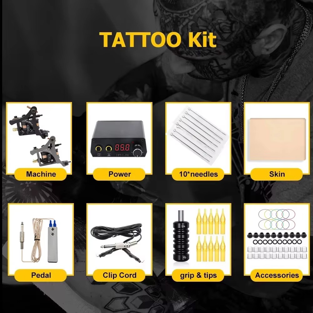 Complete Tattoo Kit Machines G - Beauty Makeup Studio review and price