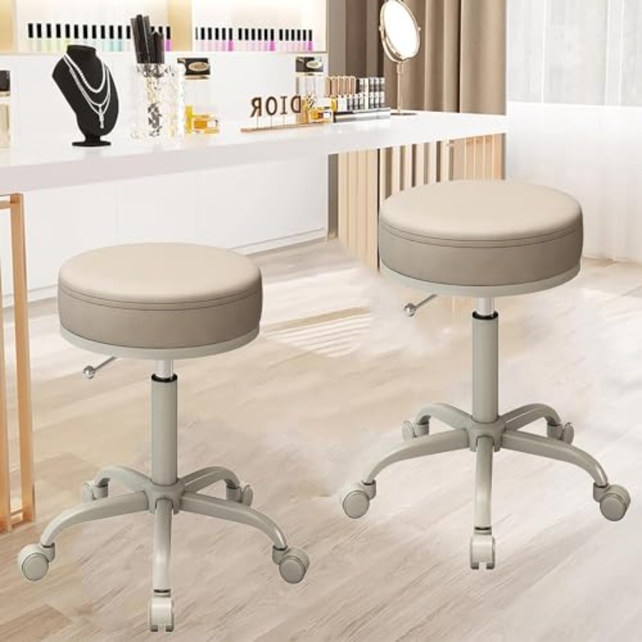 Round Swivel Stool, Modern Bea - Beauty Lab Makeup review and price