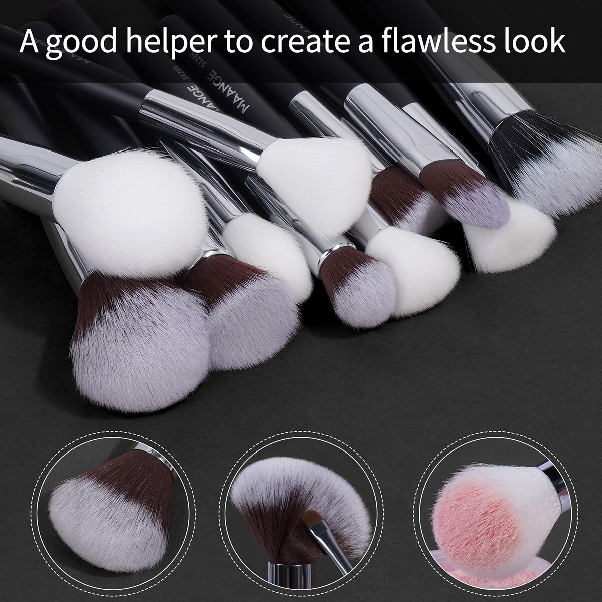 30PCs Professional Makeup Brus - Beauty Makeup Studio review and price