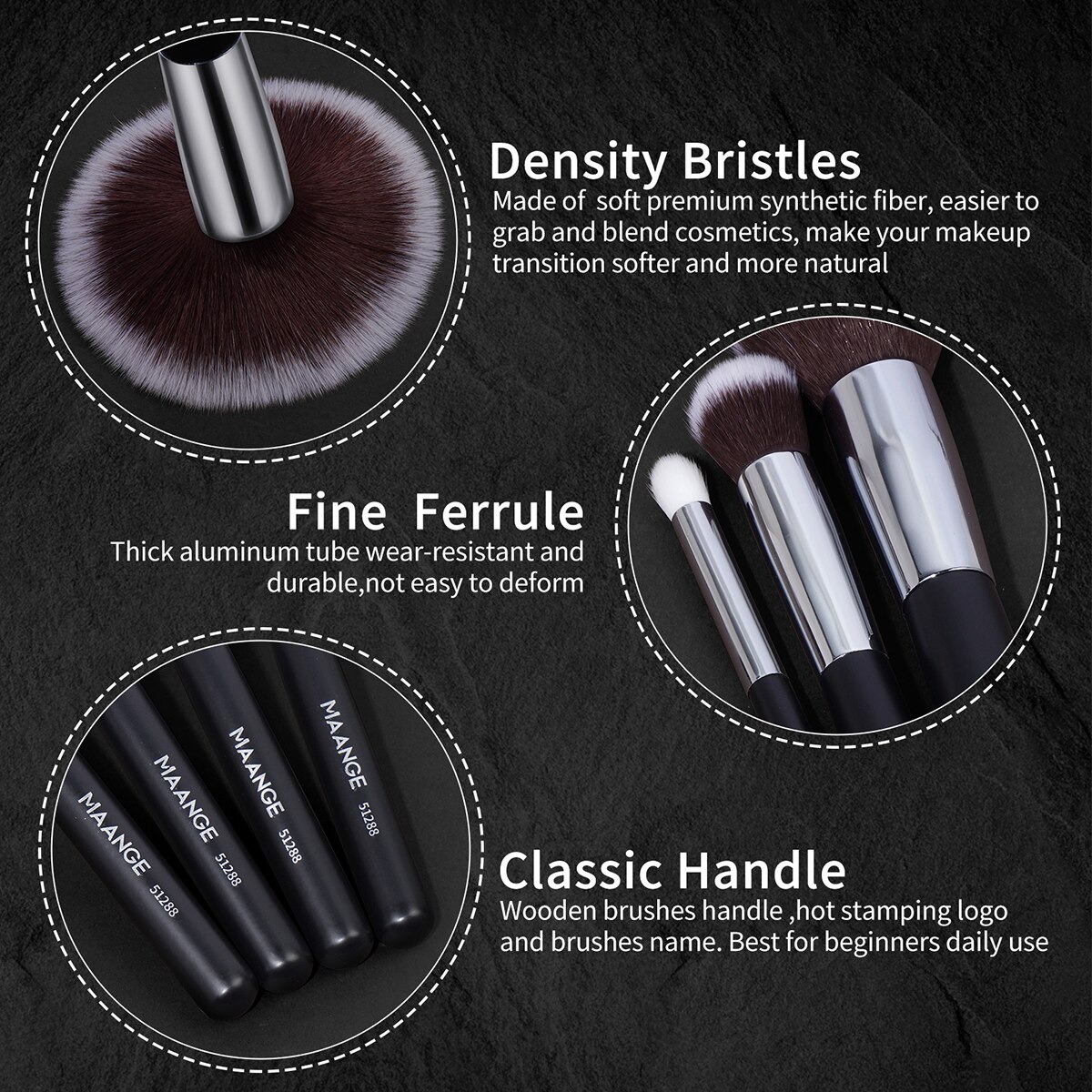 30PCs Professional Makeup Brus - Beauty Makeup Studio review and price