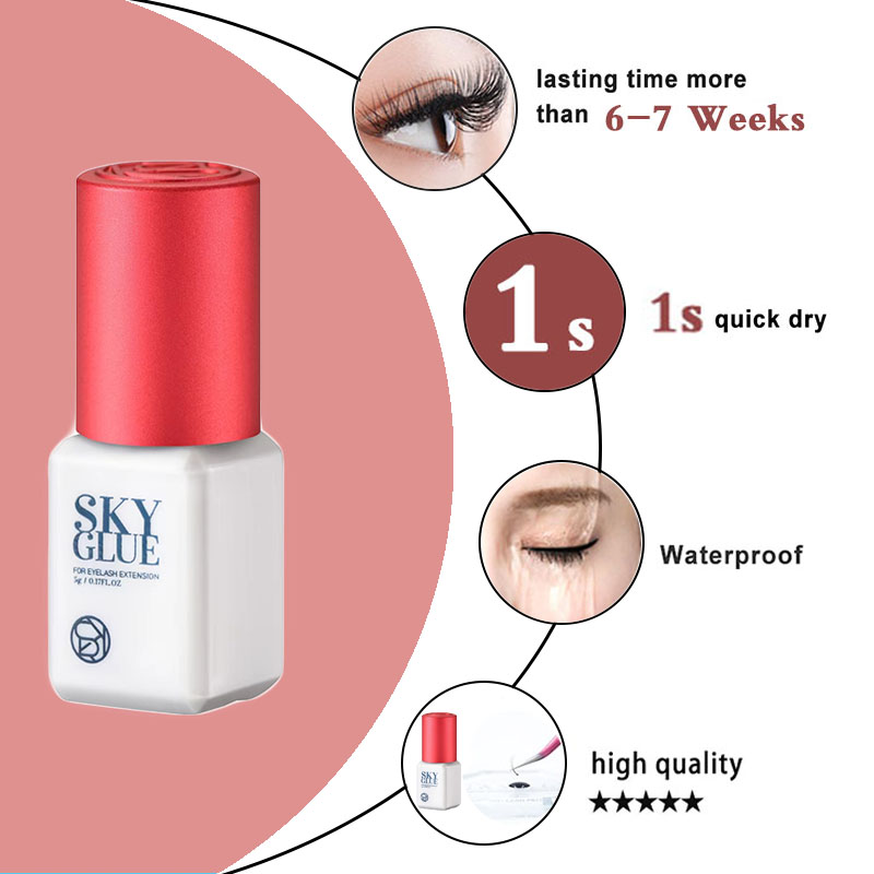 5 Bottles Sky Glue S Plus 1s F - Makeup Plus Beauty review and price