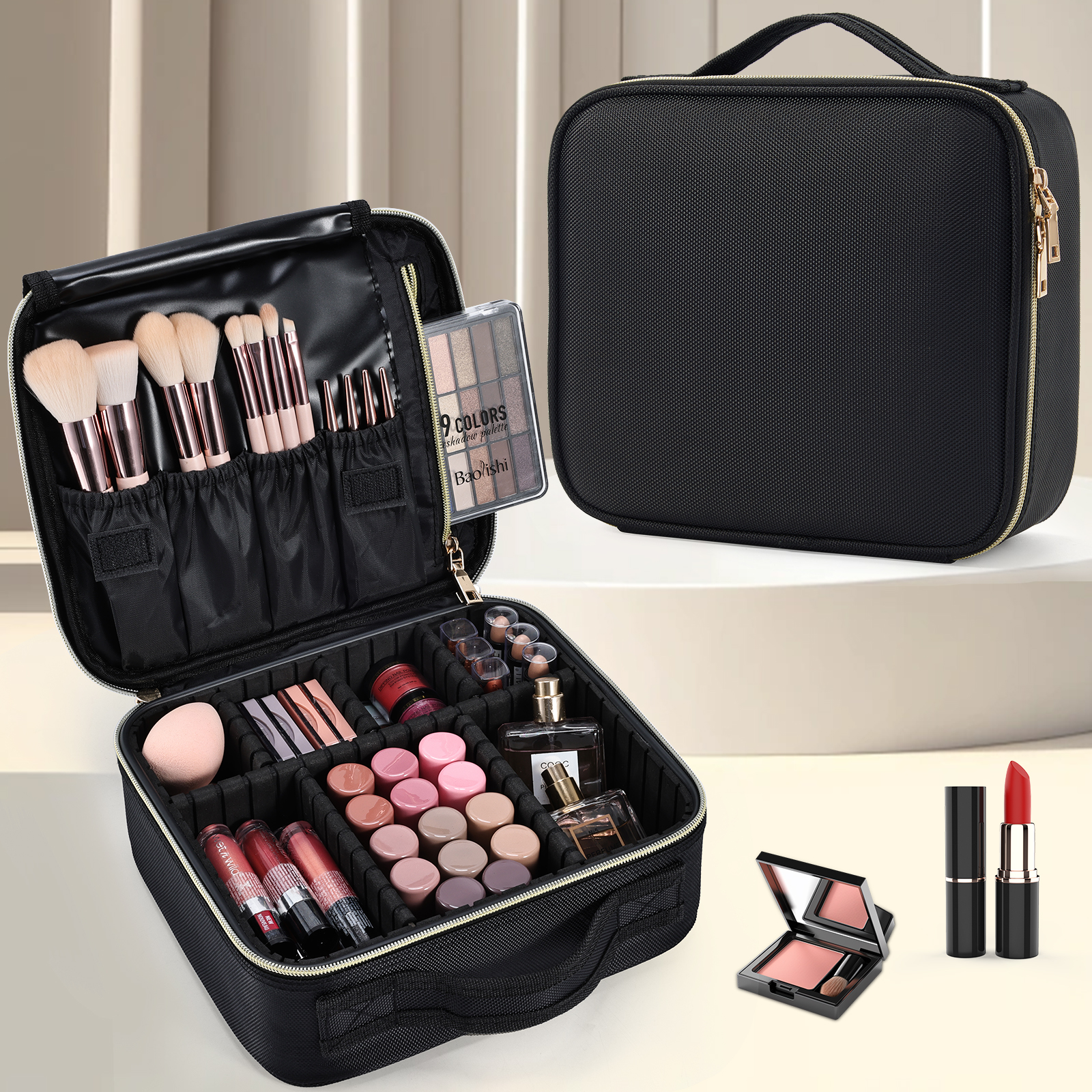 Cosmetic Case Makeup Bag Vanit - Beauty Makeup & D Anime Studio Vega Baja review and price
