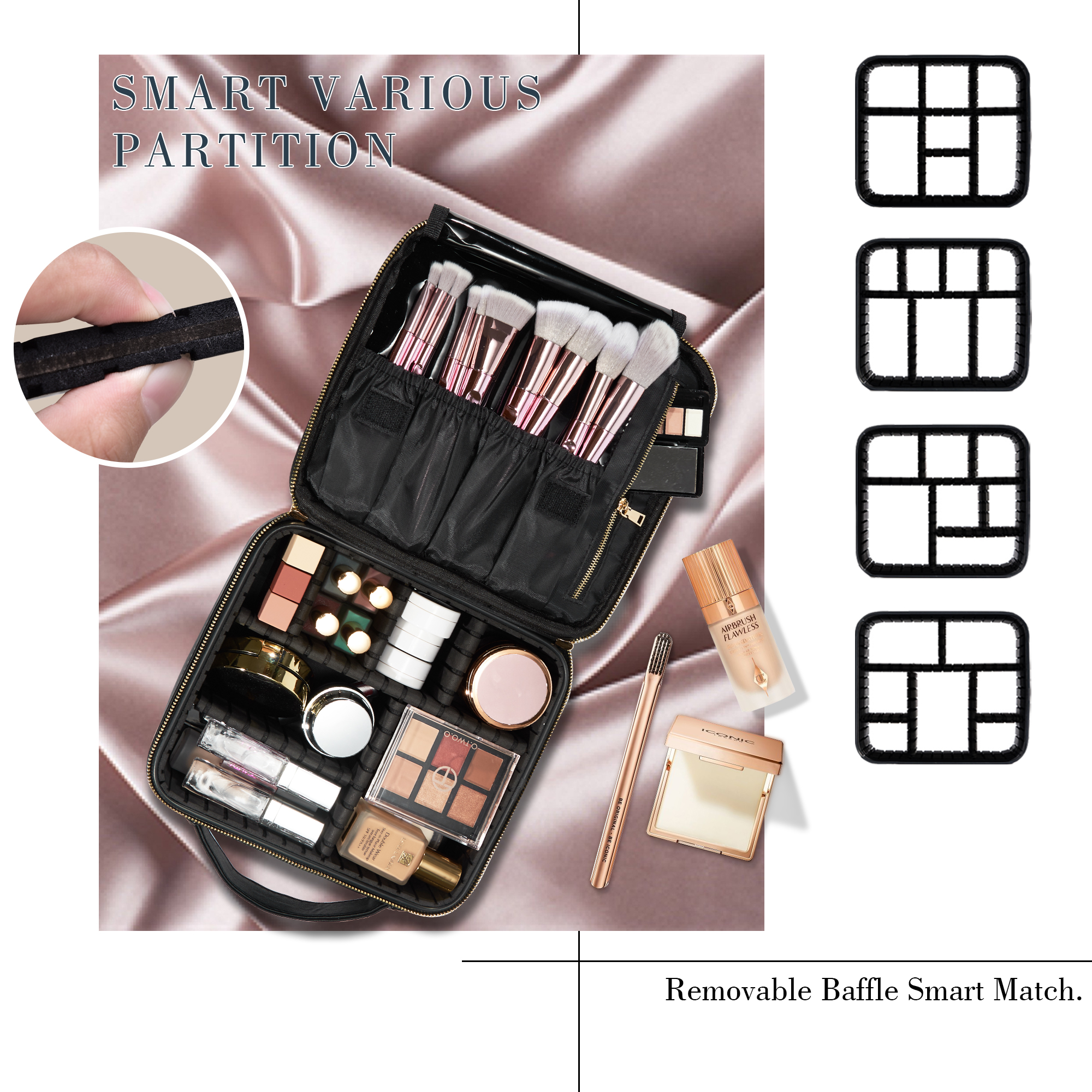 Cosmetic Case Makeup Bag Vanit - Beauty Makeup & D Anime Studio Vega Baja review and price