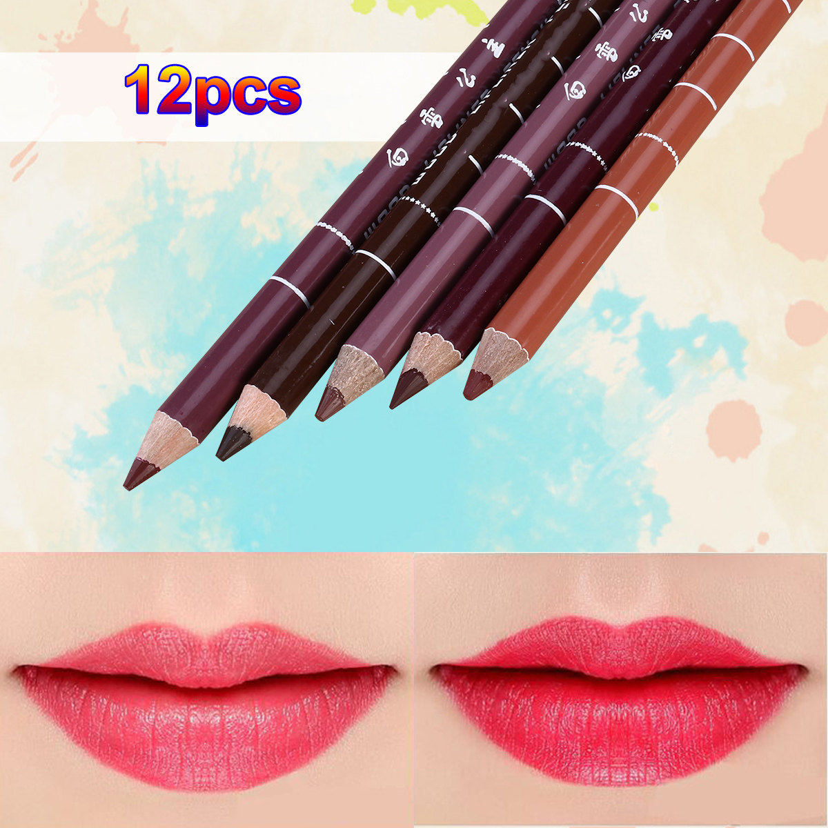 12pcs Lip Liner Pencils Set Wa - Beauty Makeup Studio review and price