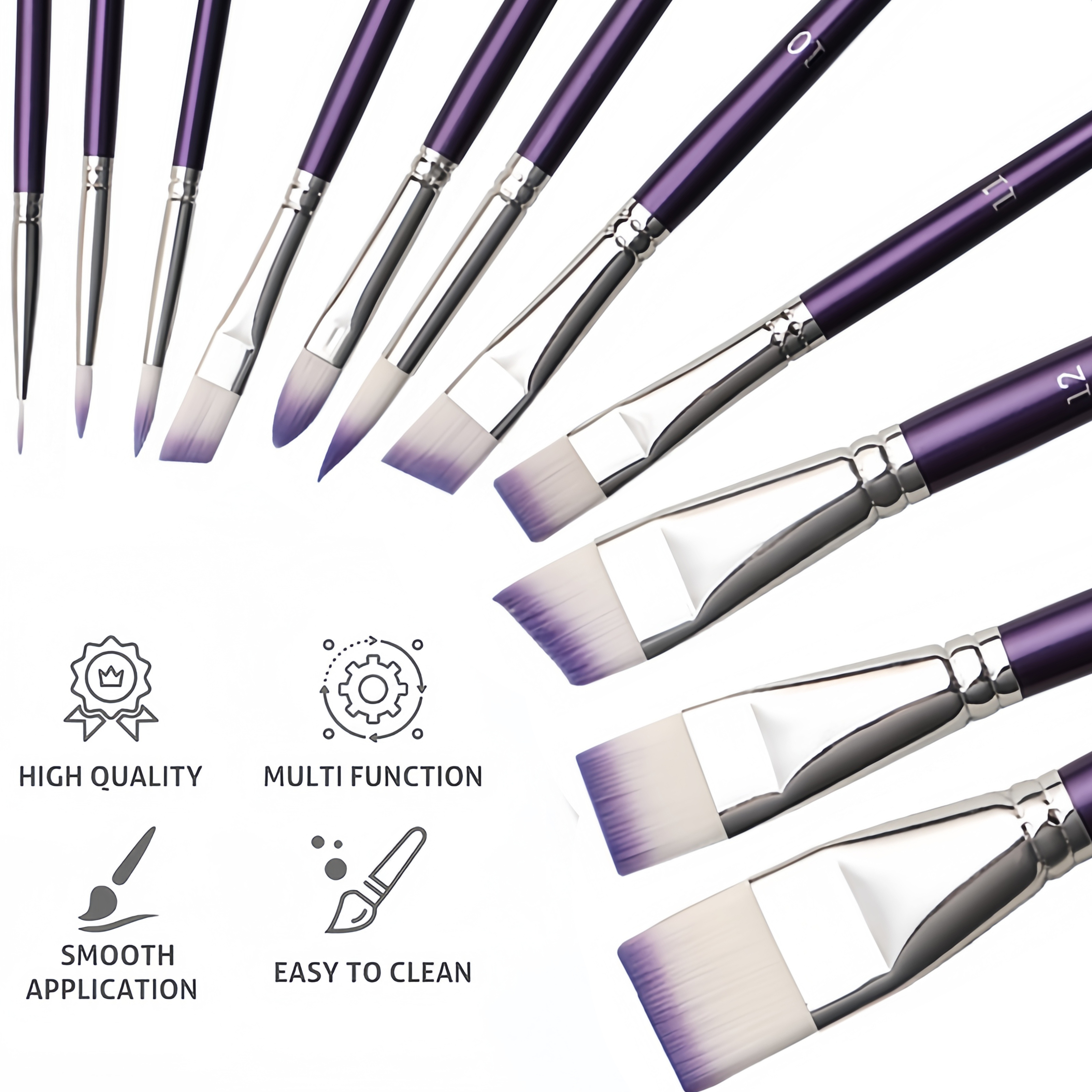 7/11pcs Professional painting  - Beauty Makeup Studio review and price