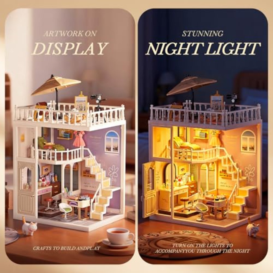 DIY Miniature House Kit Beauty - Beauty Makeup Studio review and price