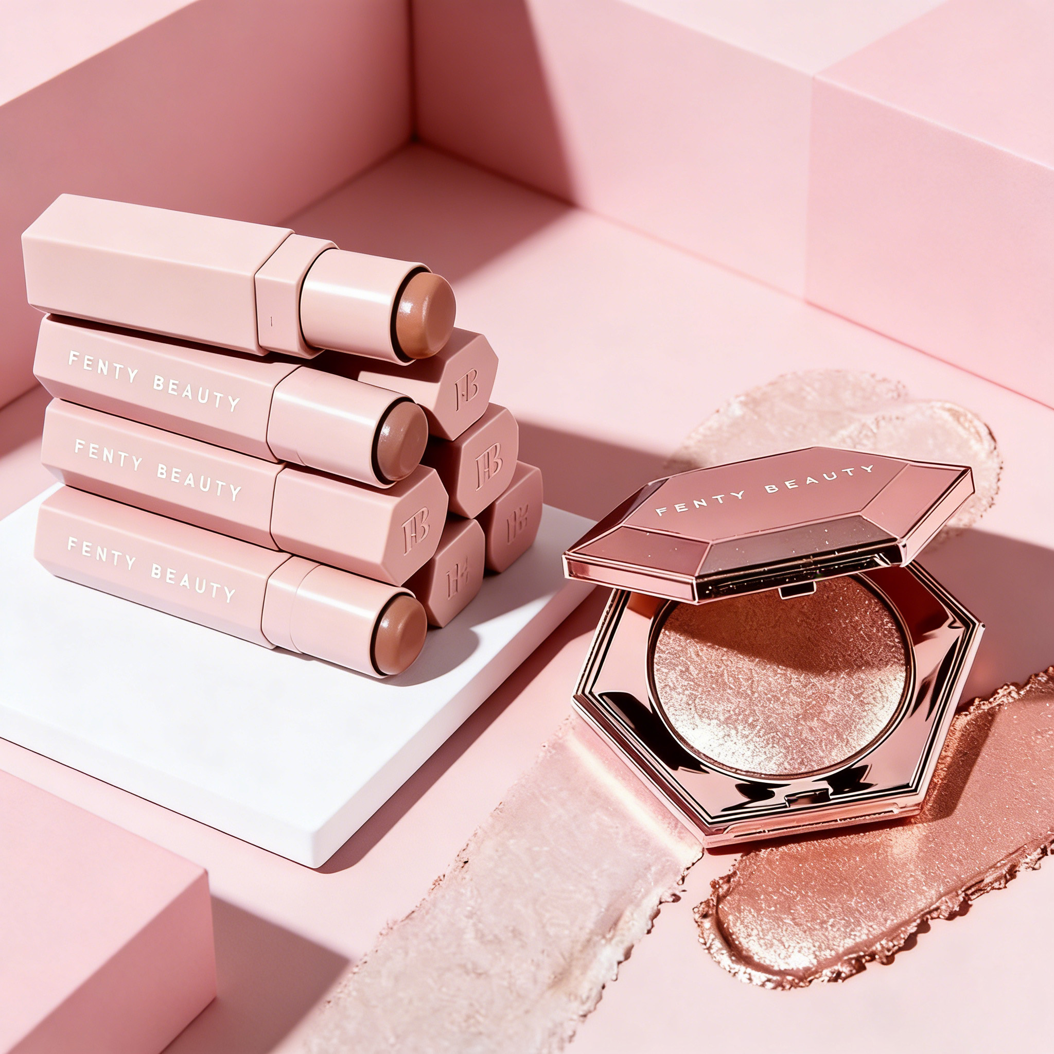 Fenty Beauty Multi-color Conto - Fenty Beauty Makeup Highlighter review and price