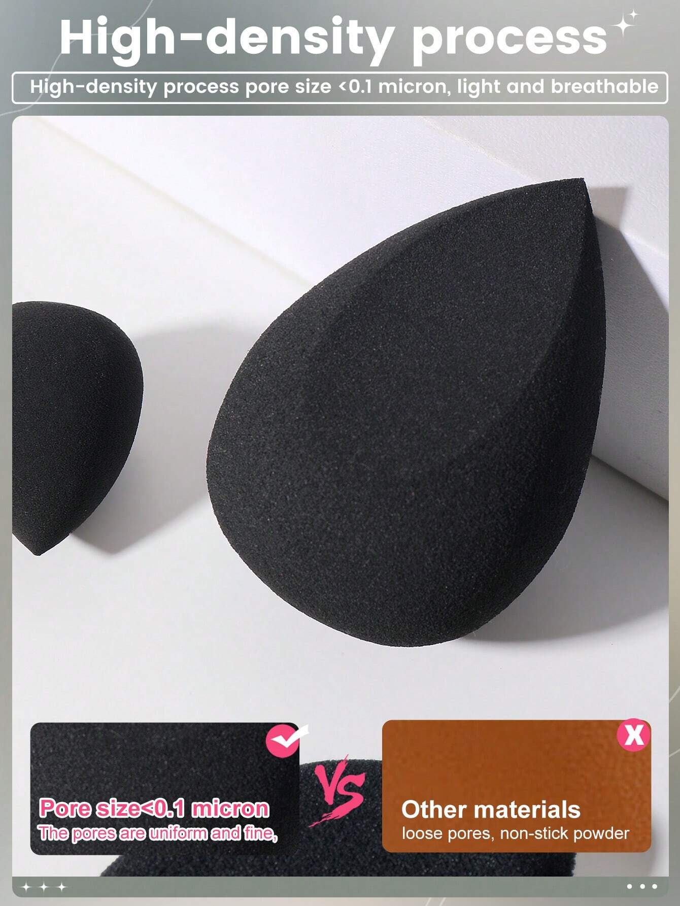 4PCS Makeup Sponges Plus 2PCS  - Makeup Plus Beauty review and price