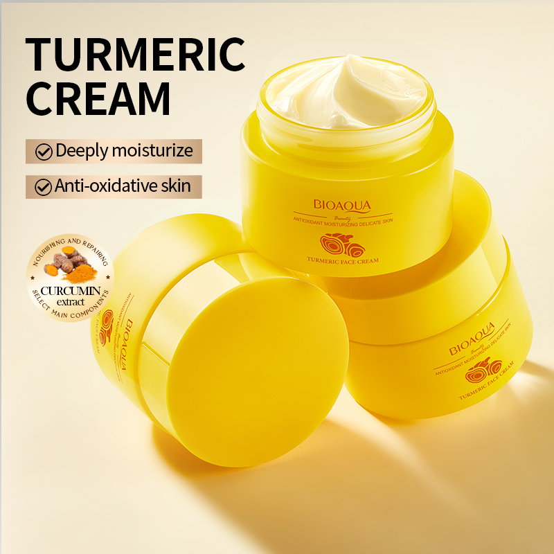 BIOAQUA Turmeric Skin Care Set - Anti-Aging Face Cream review and price