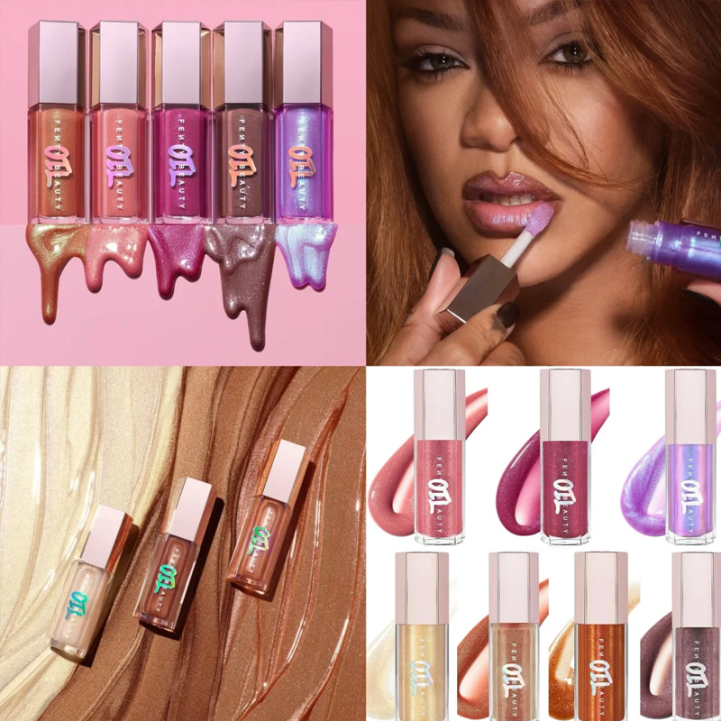 Fenty Beauty Bomb Lip Gloss Di - Fenty Beauty Makeup Highlighter review and price