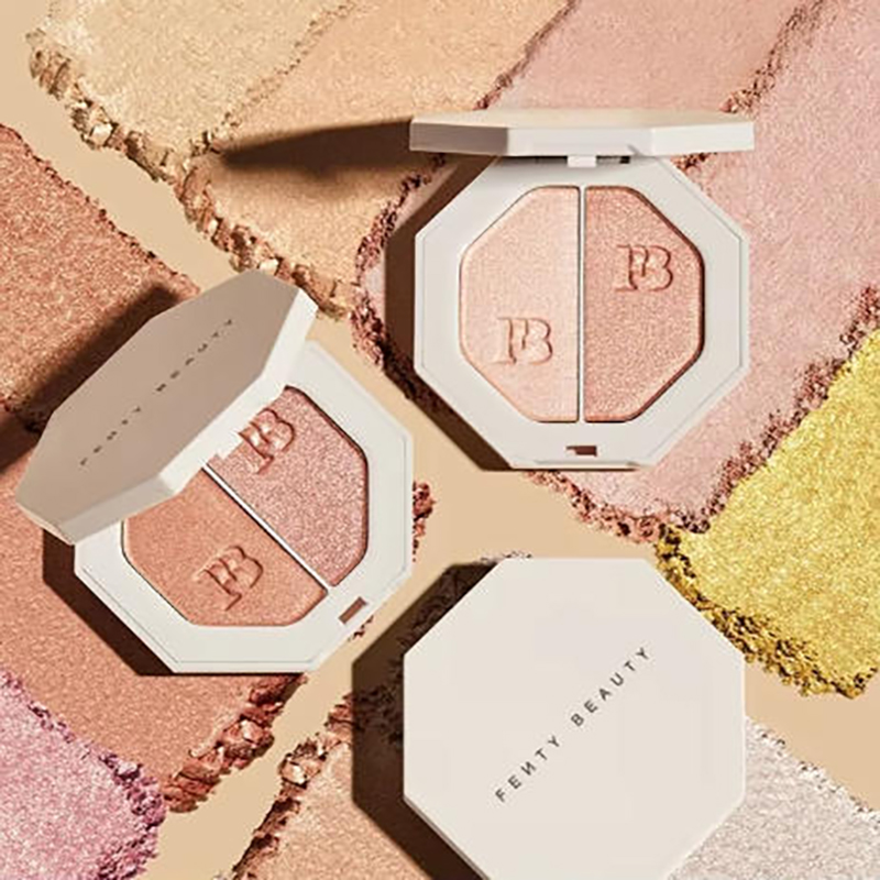 Hot Fenty Beauty Two Color Pow - Fenty Beauty Makeup Highlighter review and price